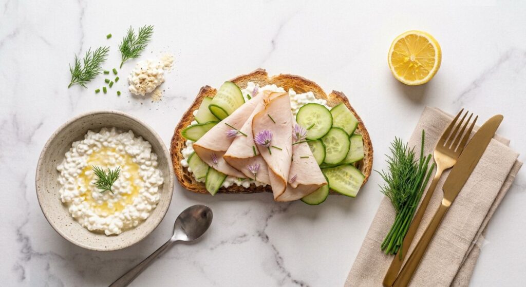 Cottage Cheese Power Toast
