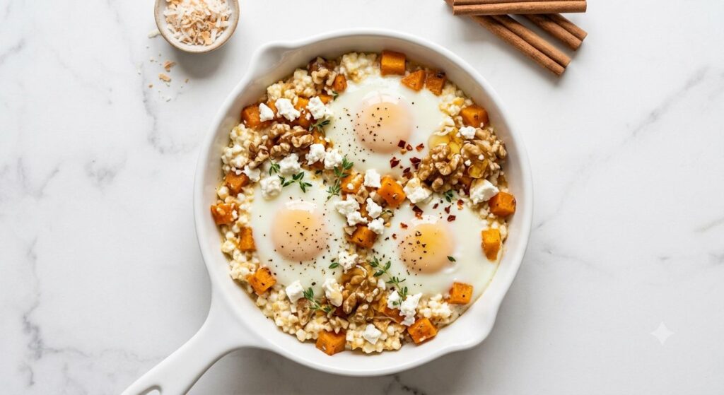 Feta + Pumpkin Bake