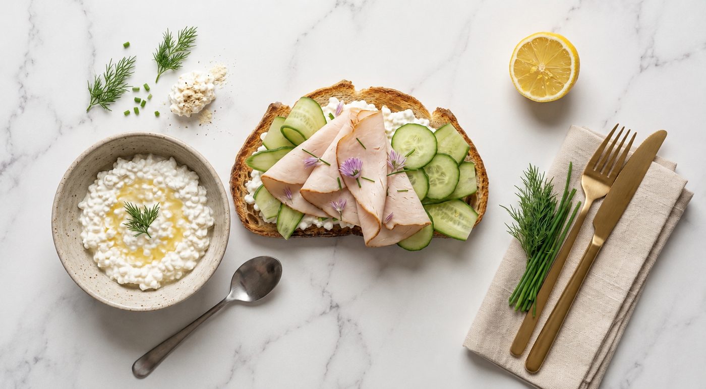 Cottage Cheese Power Toast