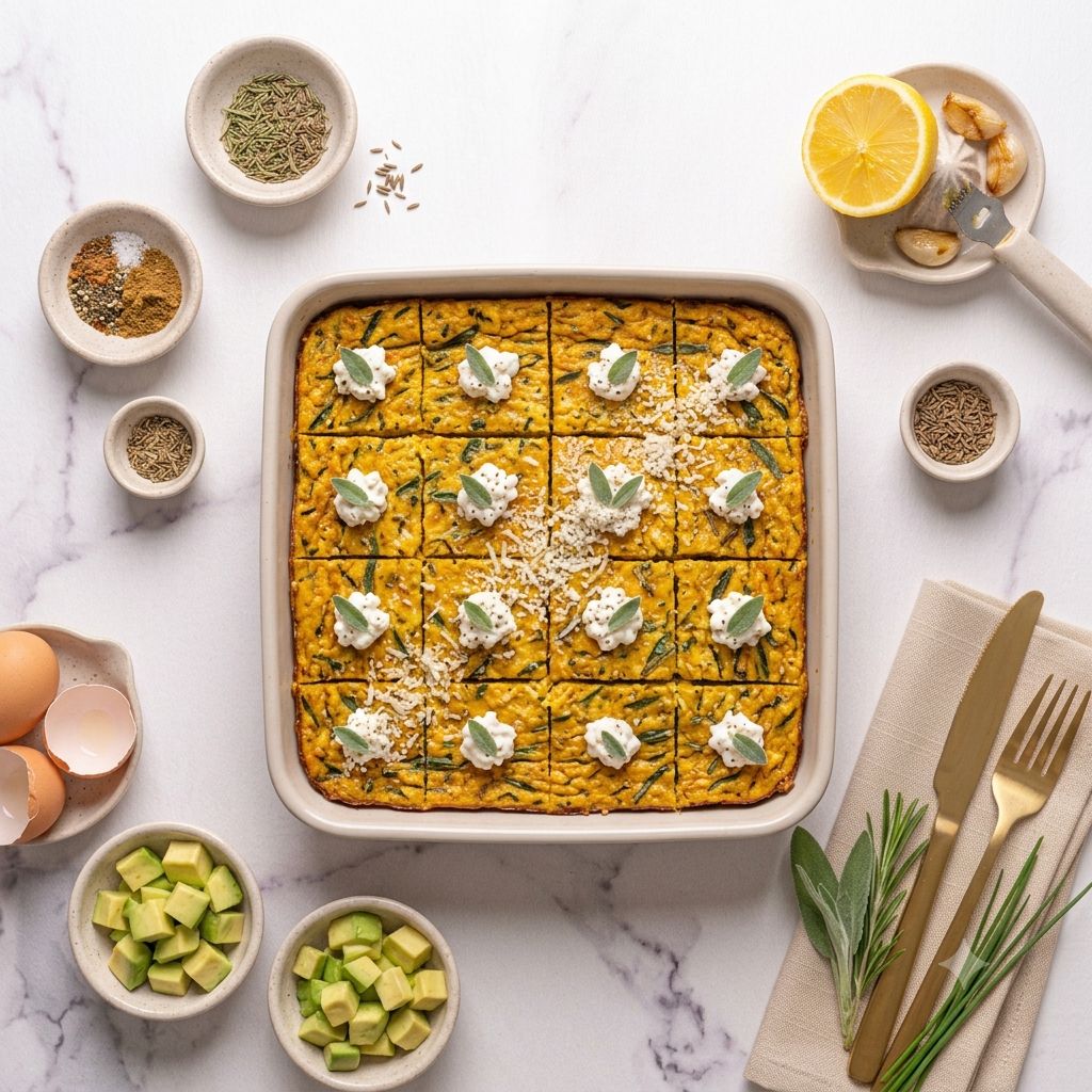 Savory Pumpkin Cottage Cheese Bake